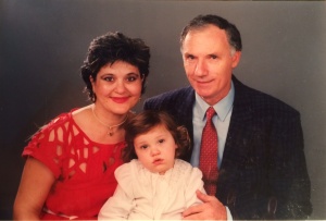 Mit meiner Frau und Sohn Paul Jr. in 1987